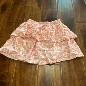 Cat & Jack girls skirt pink floral